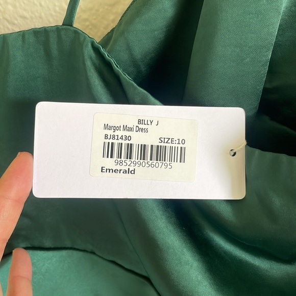 NWT Billy J Margot Maxi Dress - Emerald size AUS 10 US 6 M - mordernwear.com